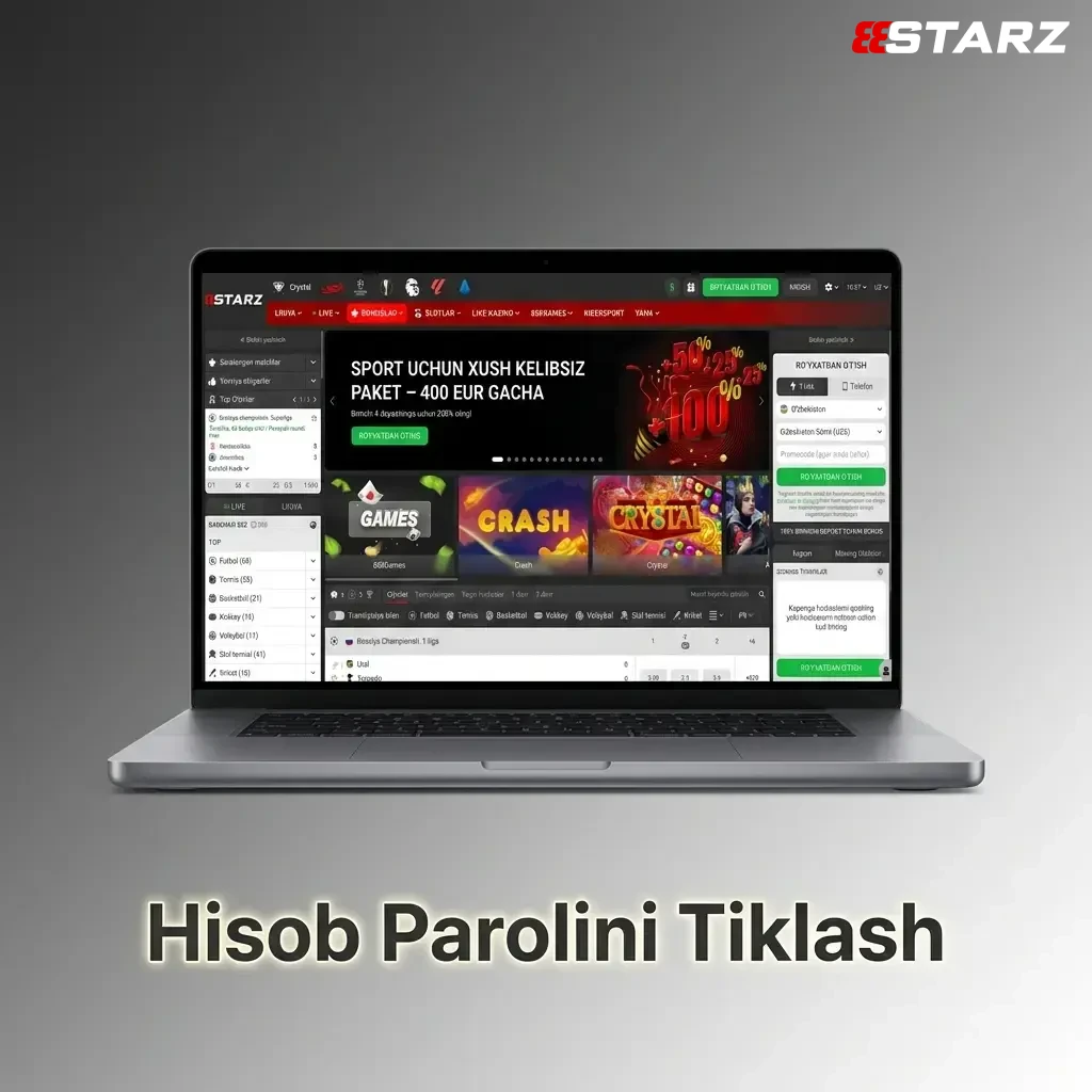 888starz hisob parolini tiklash bosqichlari: kirish, parolni unutdim, tasdiqlash va yangi parol o'rnatish