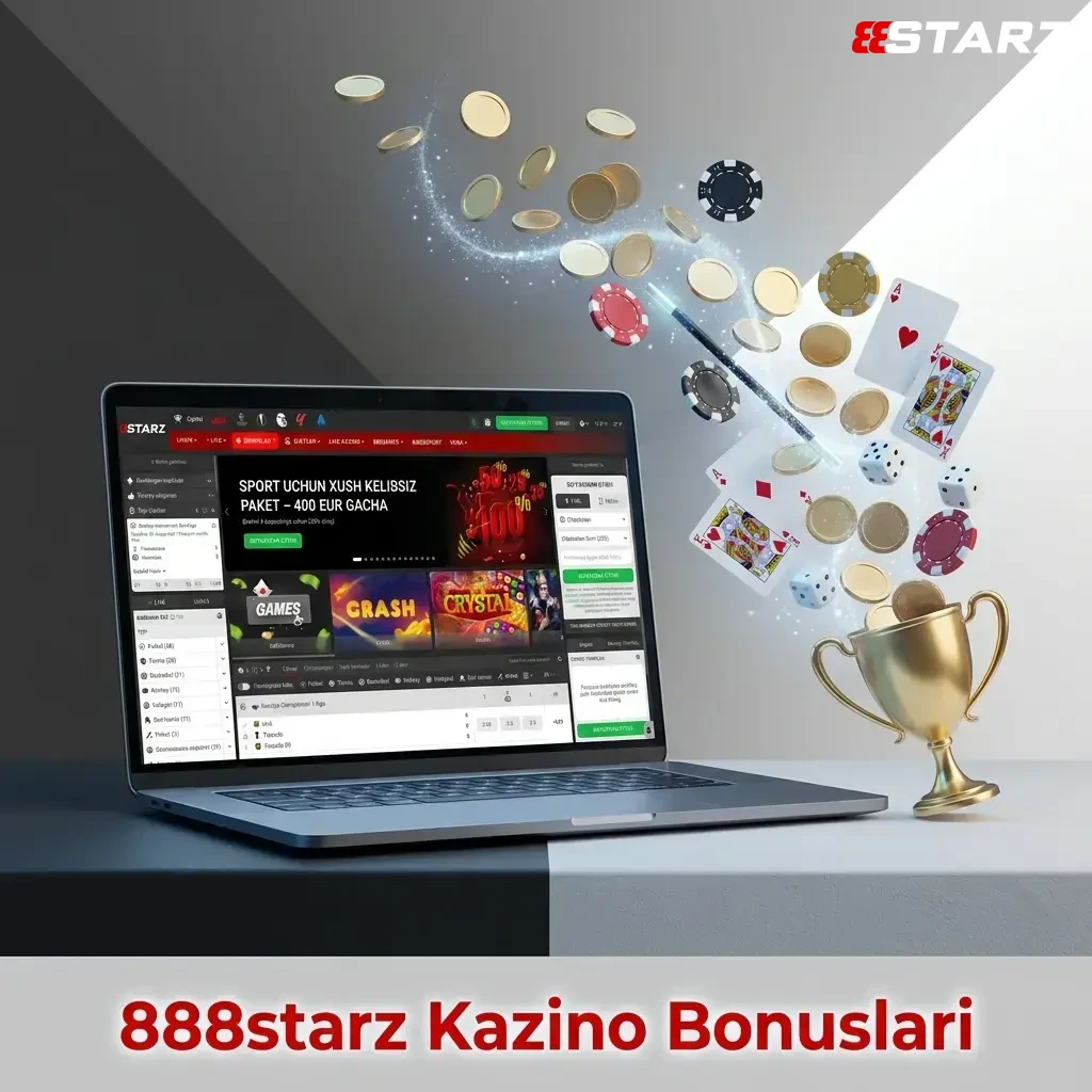 888starz kazino bonuslari: slotlar, jonli o'yinlar uchun xush kelibsiz bonus, keshbek va bepul aylanmalar