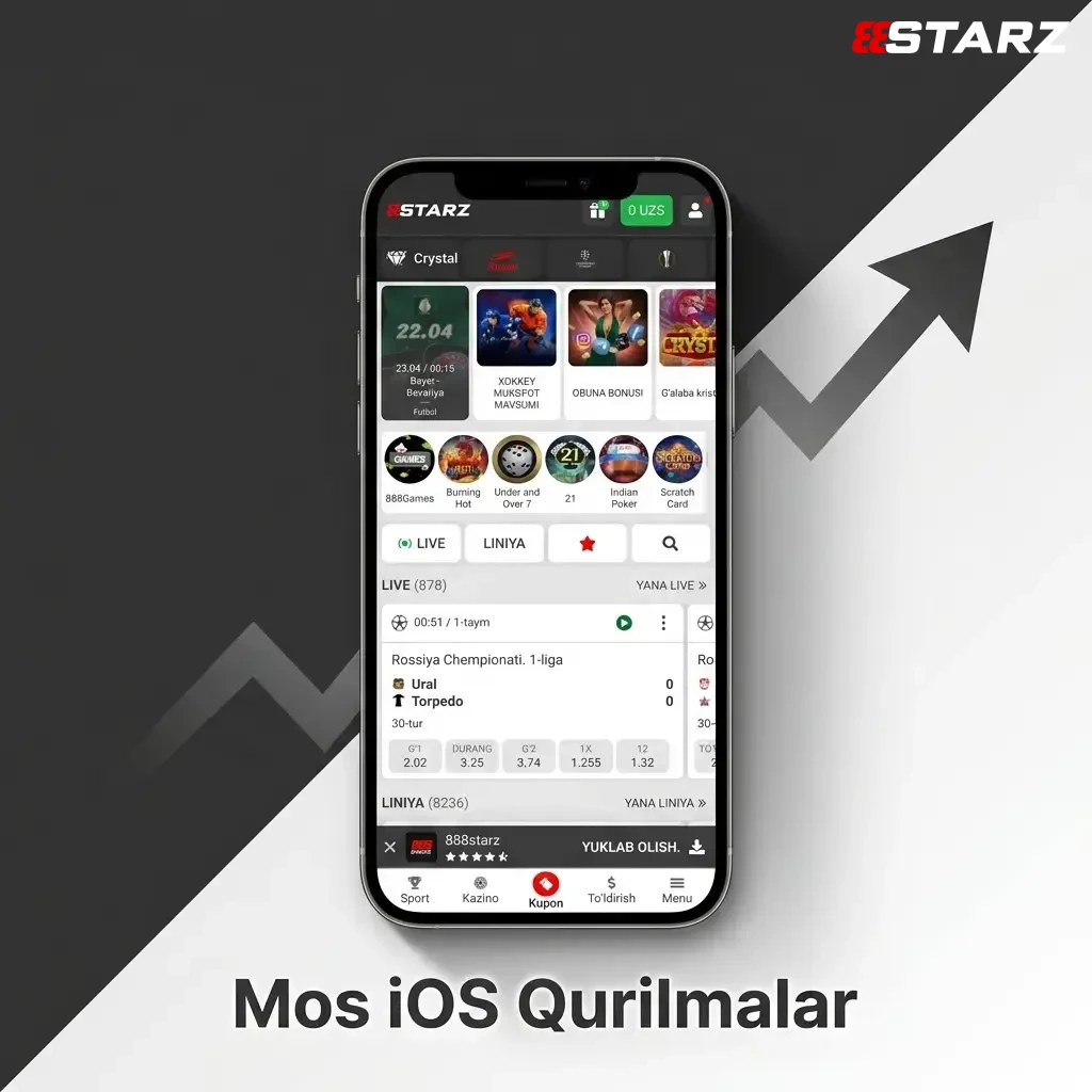 888starz ilovasi mos iOS qurilmalar: iPhone X dan iPhone 15 Pro Max gacha barcha modellar ro'yxati
