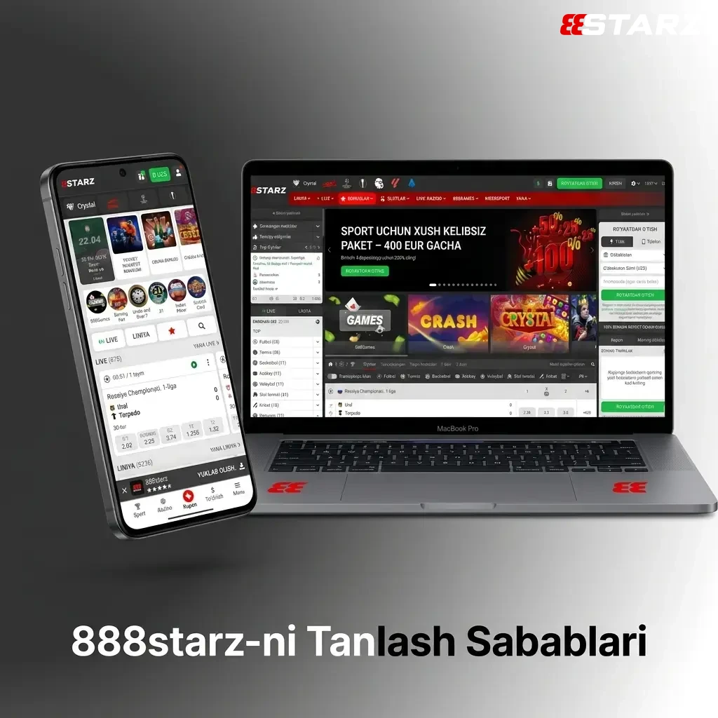 Казино 888starz: оплата через UZcard, HUMO, CLICK, бонус 1 450 000 UZS и более 10 000 игр.