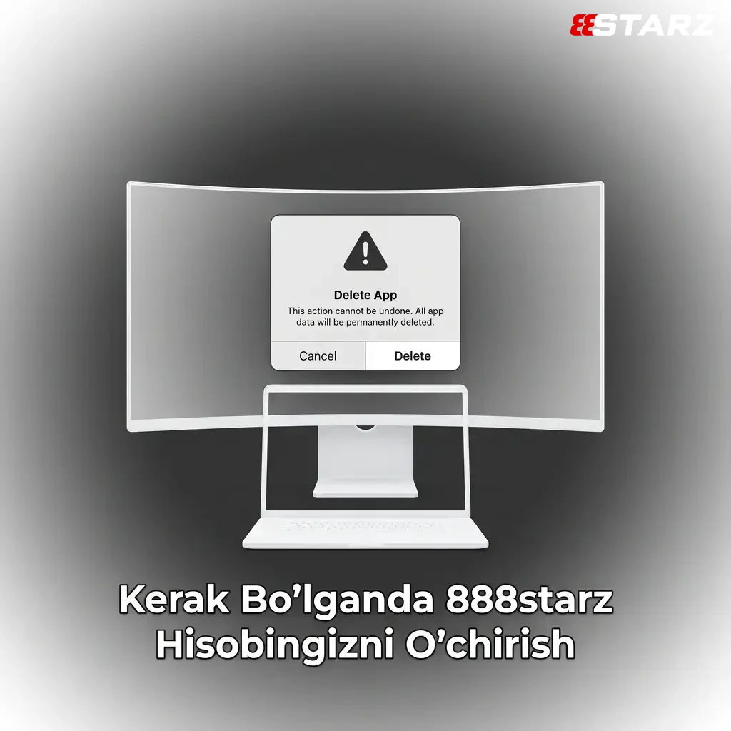 888starz hisobini o'chirish uchun sozlamalar bo'limida hisobni yopish opsiyasini tanlang
